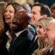 Jeff Sessions, right. sits with Ivanka Trump, her husband, Senior White House Advisor Jared Kushner, center, and Van Jones, left, during a prison reform summit in the East Room at the White House, on May 18, 2018, in Washington, D.C.
